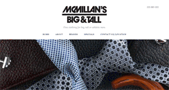 Desktop Screenshot of mcmillansbigandtall.com